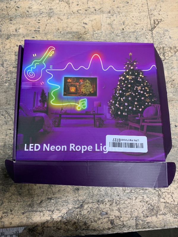 Photo 1 of ***PARTS ONLY ****** 32.8Ft Neon Rope Lights,Flexible Led Rope Lights Control with App/Remote,Multiple Modes RopeLights,IP65 Outdoor RGB Led Neon Lights NonWater Resistant,Music Sync Gaming Led NeonLight Strip

MISSING POWER CORD