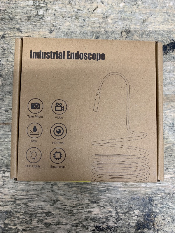 Photo 1 of [Dual-Lens] Endoscope Camera with Light, 1920P HD Borescope with 8+1 Adjustable LED Lights, IP67 Waterproof 16.5FT Semi-Rigid Snake Cord Inspection Camera for iPhone, iPad and Android Phone (Type C)