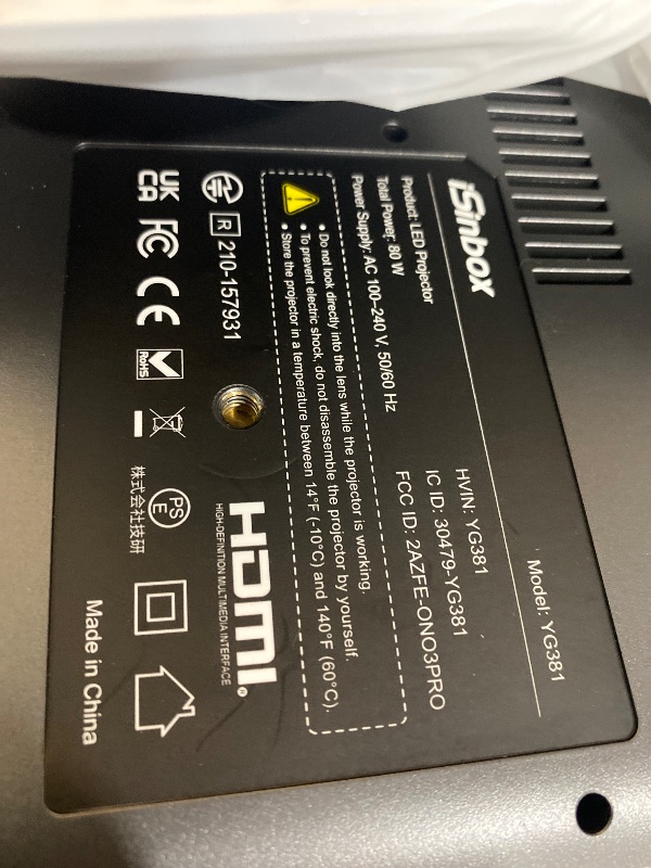 Photo 1 of [2000 ANSI/Auto Focus & Keystone/Built-in APP] 4K Outdoor Projector with Wifi and Bluetooth, Smart Portable Projector with Built in Apps YouTube/PrimeVideo & Dolby, Home Theater Projector with HDR10+