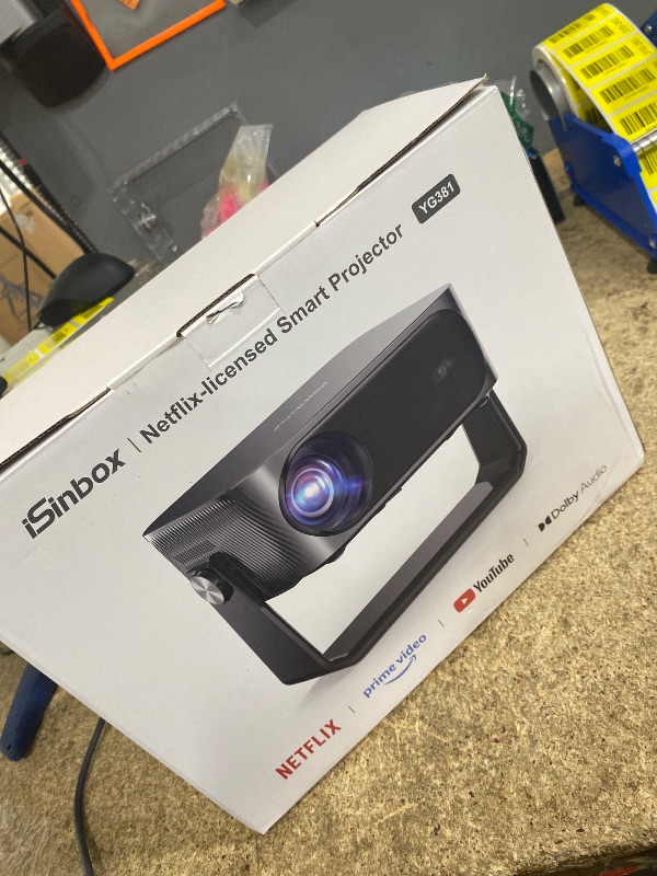 Photo 1 of [2000 ANSI/Auto Focus & Keystone/Built-in APP] 4K Outdoor Projector with Wifi and Bluetooth, Smart Portable Projector with Built in Apps YouTube/PrimeVideo & Dolby, Home Theater Projector with HDR10+