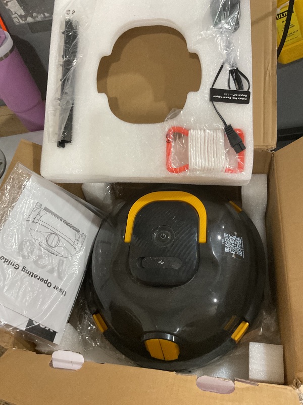 Photo 1 of ***MISSING PARTS***
Y20 Cordless Robotic Pool Cleaner, Automatic Pool Vacuum for Above Ground & Inground Pool, 120 Min Runtime, Auto-Parking, Lightweight, Powerful Robot up to 1100 sq.ft