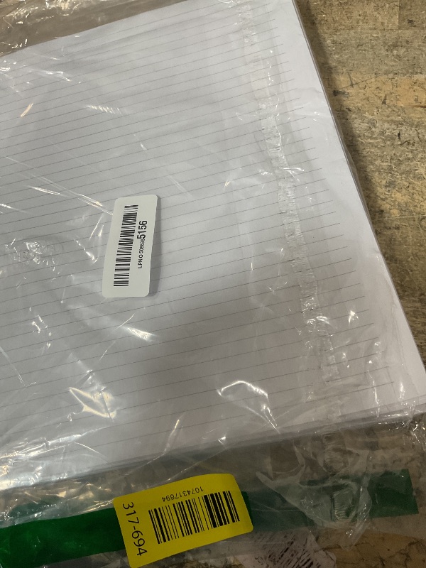 Photo 1 of (2-Pack) Unpunched Line Paper - 200 Sheets/400 Pages Loose Leaf Paper Line Refills, Letter Size, 100gsm, White, 8.5" x 11"