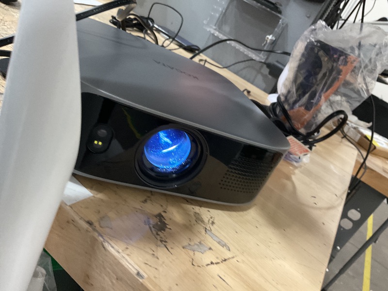 Photo 1 of [Short Throw/Built in Apps] Projector 4K with WiFi and Bluetooth, 2000ANSI TOF Auto Focus Keystone Smart Projector for Dolby Audio Home Theater Movie, Kogata Outdoor Projector Portable Ceiling Gray