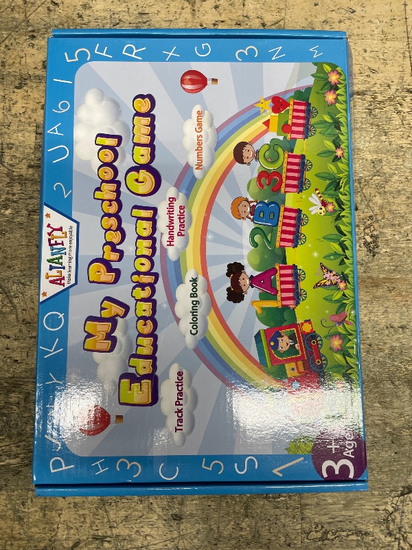 Photo 1 of **MISSING MARKERS**ALIANFLY Preschool Learning Activities Educational Workbook - Toddler Prek Montessori Handwriting Practice Activity Tracing Toys Busy Book for Kids, Autism Learning Materials and ABC Learning Book