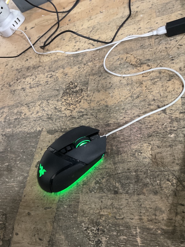 Photo 1 of Razer Basilisk V3 Pro 35K Wireless Gaming Mouse: HyperScroll Tilt Wheel - 35K DPI Optical Sensor Gen 2-13 Customizable Controls - Chroma RGB - Optical Switches Gen 3 - Up to 140 Hr Battery - Black