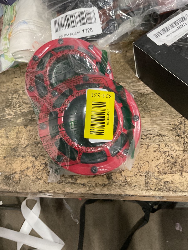 Photo 1 of **Only one** Hella Stark Sound – 109.23.37 – Red Set 12 V High/Low Frequency Hella Super Tone Horn Set B 133, 12 volt