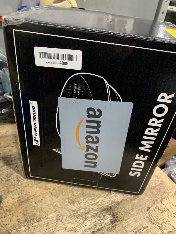 Photo 1 of **PARTS ONLLY** A-Premium Driver Side Power Door Mirror - Compatible with Volkswagen Taos 2022 2023 2024 - Heated Manual Folding Black Outside Rear View Mirror