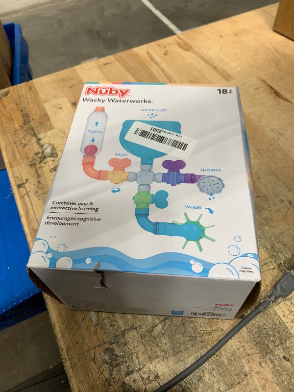 Photo 1 of **FACTORY SEALED** Nuby Wacky Waterworks Pipes Bath Toy - Baby Bathtub Toy with Interactive Features for Cognitive Development