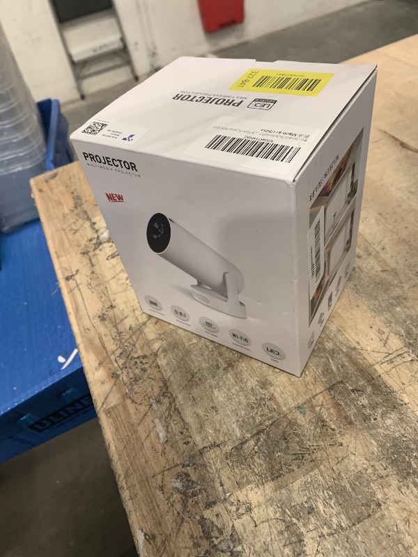 Photo 1 of **FACTORY SEALED** Mini Portable Projector with 4K Support, Bluetooth 5.4 WIFI6, 5watt Sound Base Speaker, 160 ANSI, Android 11, 210° Rotation , Auto Keystone Correction Video Projector HY300 ULTRA