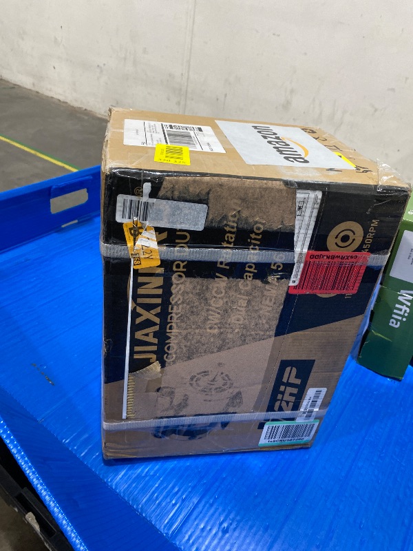 Photo 1 of **HEAVY** **FACTORY SEALED** JIAXINPRO 2HP Air Compressor Motor 3450 RPM - Replacement Motor for Air Compressors, 115/230V Dual Voltage, 56 Frame, 5/8” Keyed Shaft, Ultra Quiet 75dB Electrically Reversible