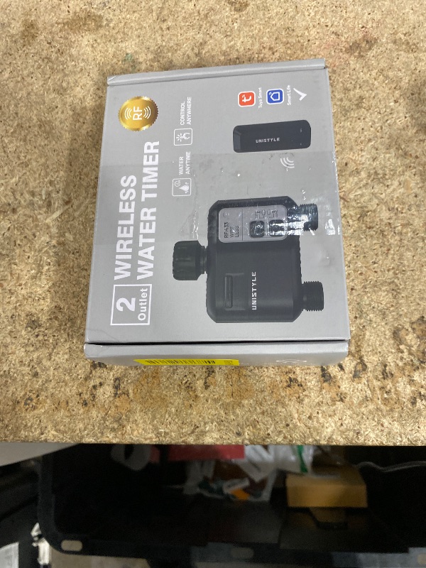 Photo 1 of [All-New 2027] 1700FT WiFi Sprinkler Timer 2 Zone, Unistyle Smart Hose Timers Compatible Alexa & Google Voice and App Control, Water Timer for Garden Hose with Auto & Manual Modes for Garden Lawn