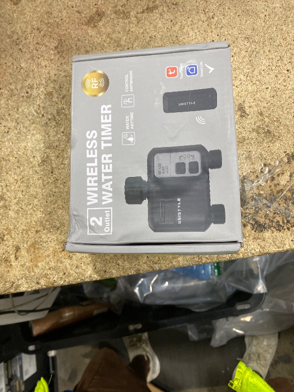 Photo 1 of [All-New 2027] 1700FT WiFi Sprinkler Timer 2 Zone, Unistyle Smart Hose Timers Compatible Alexa & Google Voice and App Control, Water Timer for Garden Hose with Auto & Manual Modes for Garden Lawn