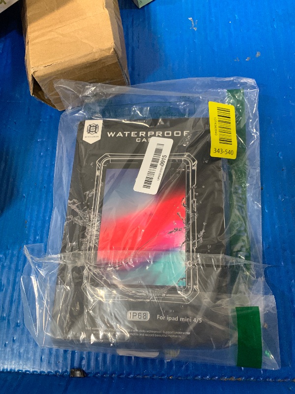 Photo 1 of ***STOCK PHOTO FOR REFERENCE ONLY*** iPad mini 5 Case - Waterproof iPad mini 5/iPad mini 4 Full Body Bumper Case with Built in Screen Protector Drop Proof Anti Scratch Anti Shock Red Case Cover for iPad mini 5th/4th Generation 7.9"