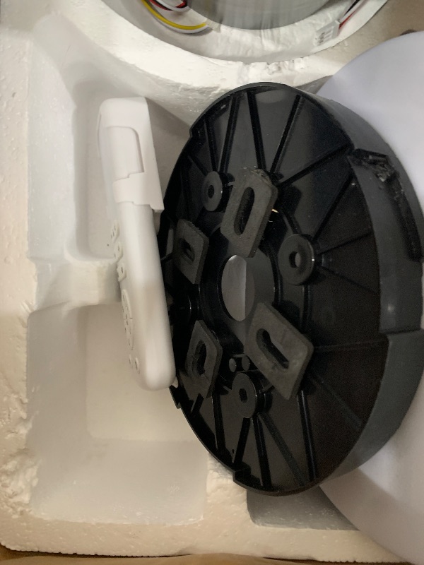 View 4 of ***SEE NOTES***Goniyado 41" Black Low Profile Ceiling Fans with Lights and Remote, Modern Flush Mount Ceiling Fan Light with Quiet Reversible DC Motor for Bedroom Kitchen