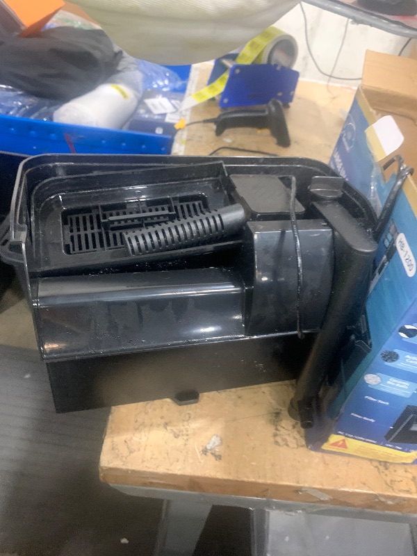 View 3 of ***SEE NOTES***Large Hang on Back Aquarium Filter 344GPH for 40-150 Gallon Fish Tank, U-V Light Big Canister w/ Filters High Flow 5-Stage Green Killing Deodorization Machine Keep Fresh& Saltwater Water Crystal Clear