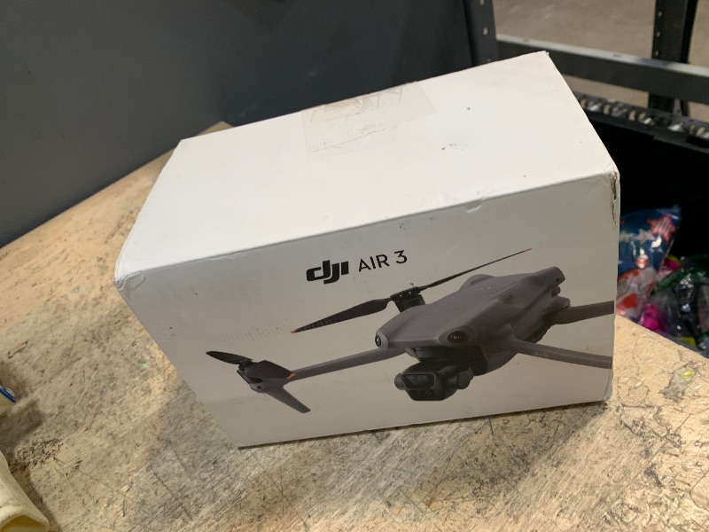 Photo 1 of *** LOCKED *** DJI Air 3 (DJI RC-N2), Drone with Medium Tele & Wide-Angle Dual Primary Cameras, 46-Min Max Flight Time, Omnidirectional Obstacle Sensing, 48MP Photos, 4K/60fps HDR, Compliance with FAA Remote ID