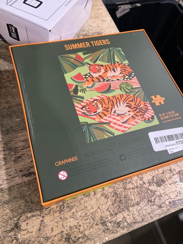 Photo 1 of ***STOCK PHOTO FOR REFRENCE***
Graphinee Jigsaw Puzzles for Adults 1000 Pieces, Summer Tiger Puzzle, Colorful as Home Wall Decor for Family Challenging Games
