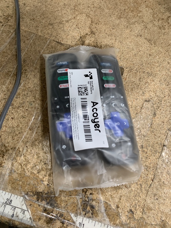 Photo 1 of (Pack of 2) Replacement Remote Control Only for Roku TV, Compatible for TCL Roku/Hisense Roku/Onn Roku/Sharp Roku/Element Roku/Westinghouse Roku/Philips Roku Smart TVs (Not for Roku Stick and Box)
