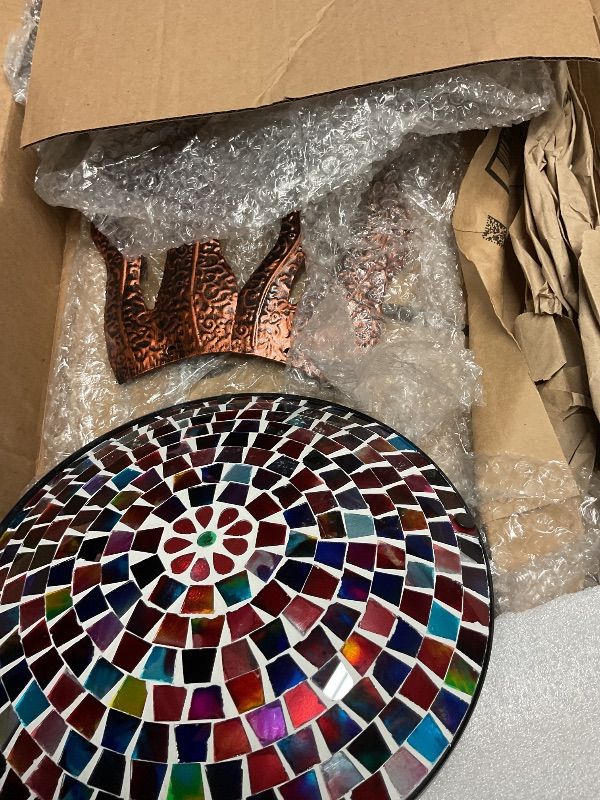 Photo 1 of ***MISSING PARTS SEE COMMENTS***STANKGARDEN 30" Metal Sun Face Outdoor Wall Decor, Large Sun Garden Wall Art, 3D Wall Decor for Yard Fence Patio Decoration Gift for Mom Women (Copper)