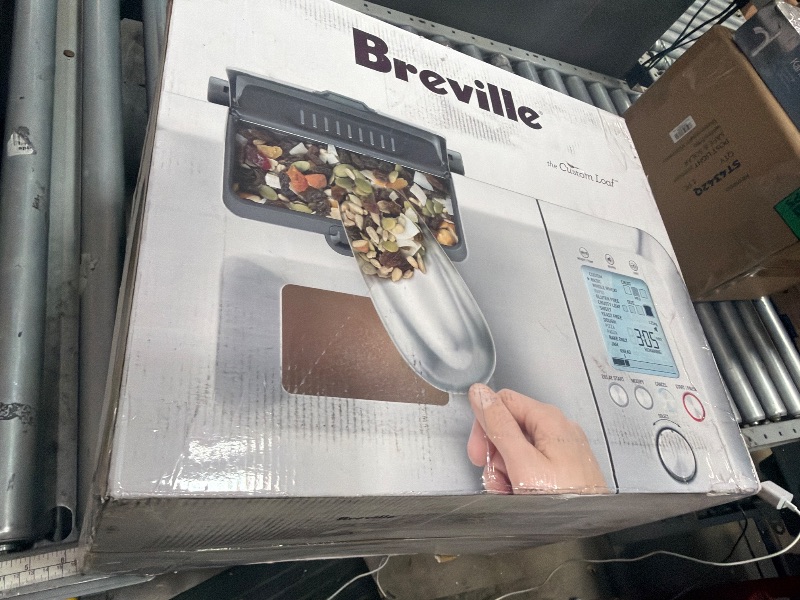 Photo 1 of **BROKEN PADDLE**

Breville BBM800XL Custom Loaf Bread Maker Machine, Brushed Stainless Steel