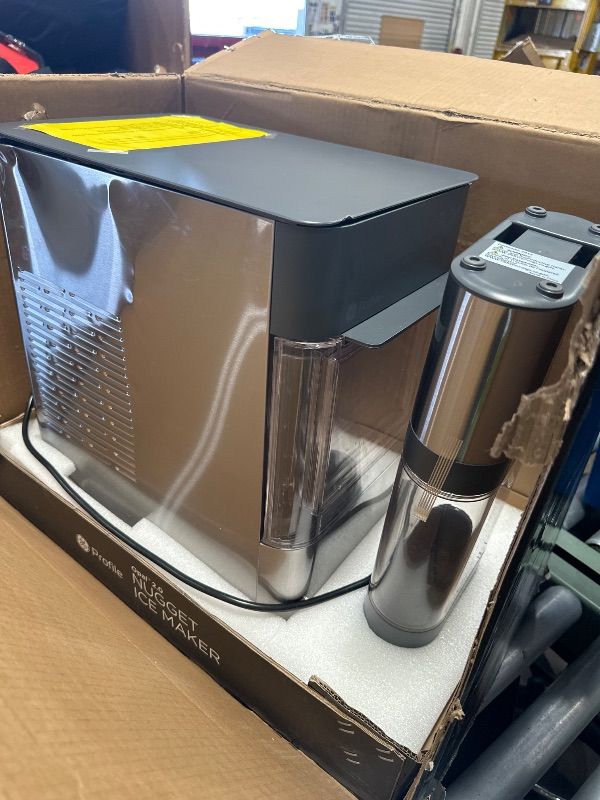 View 6 of *** PARTS ONLY *** GE Profile Opal 2.0 with 0.75 Gallon Tank, Chewable Crunchable Countertop Nugget Ice Maker, Scoop included, 38 lbs in 24 hours, Pellet Ice Machine with WiFi & Smart Connected, Stainless Steel