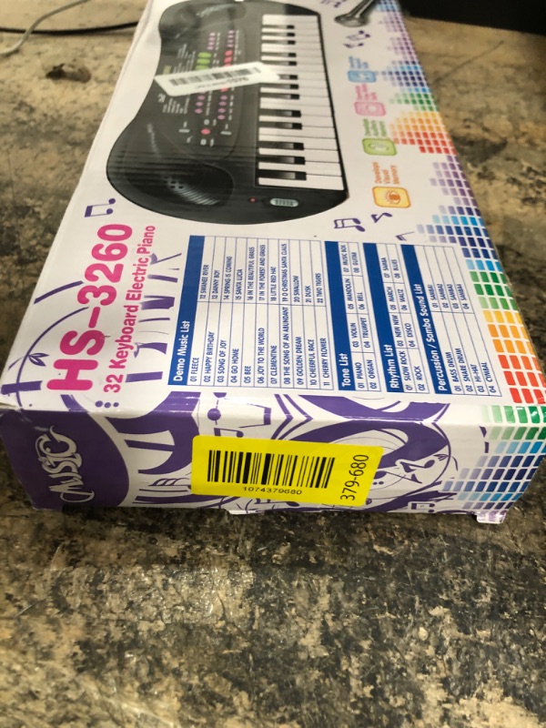 Photo 1 of **Parts Only***EKKBHKI 32 Keys Kids Piano Keyboard Toys, Multifunction Keyboard for Kids - Children Early Learning Educational Music Piano Toys for 3-8 Year Old Boys and Girls (Black)