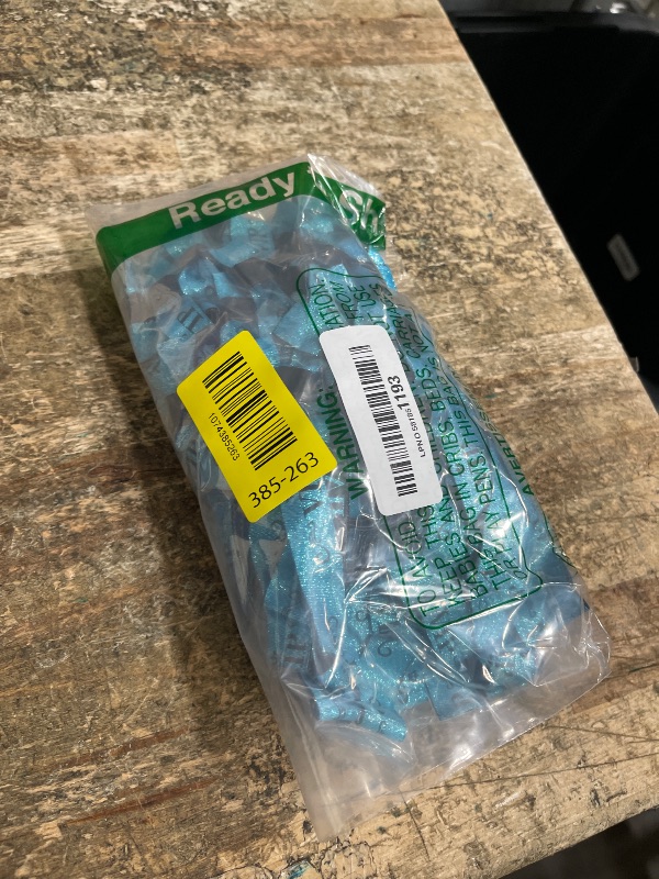 Photo 1 of 100 Pcs VIP Cloth Wristbands, Disposable Wristbands for Events(Water Blue)