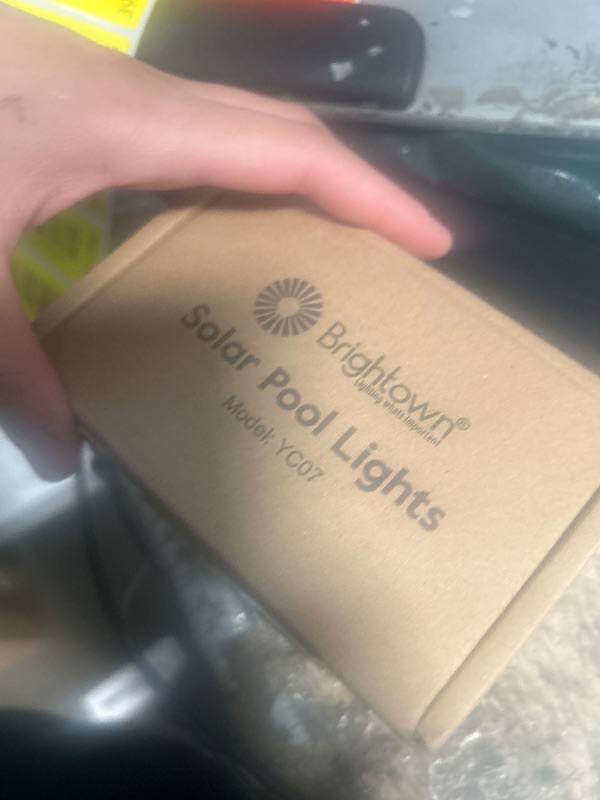 Photo 1 of (2 pc) Floating Solar Pool Lights 1 Pack, RGBWW 12 Lighting Modes 3 Dimming & Timing IP68 Waterproof with Remote Control Solar Floating Pool Lights for Above Ground Pools Inground Pools Accessories