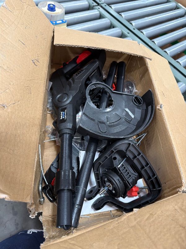 Photo 1 of **FACTORY SEALED** SMILOVII 21V Cordless Weed Wacker Lawn Edger, 4.6lbs Lightweight Battery Powered String Trimmer, 4-in-1 Brush Cutter with Metal Blades, Wire Brush & Guide Wheel for Garden Edging (2 Batteries, 2.0Ah)