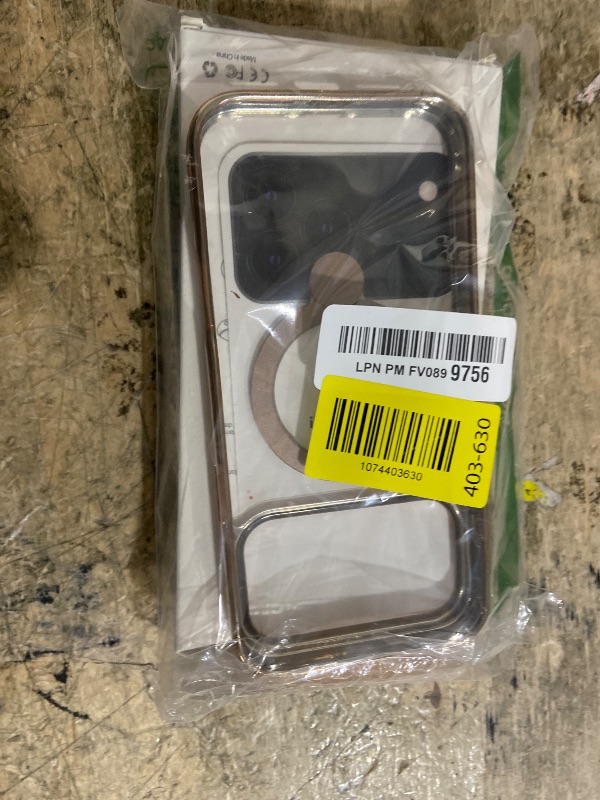 Photo 1 of [Tri-Shield Protection] for iPhone 17 Pro Max Case with 360° Spin Stand Compatible with MagSafe [Magnetic CD Ring][Screen & Camera Lens Protector] Shockproof Plating Never-Yellowing, Gold-6.9"