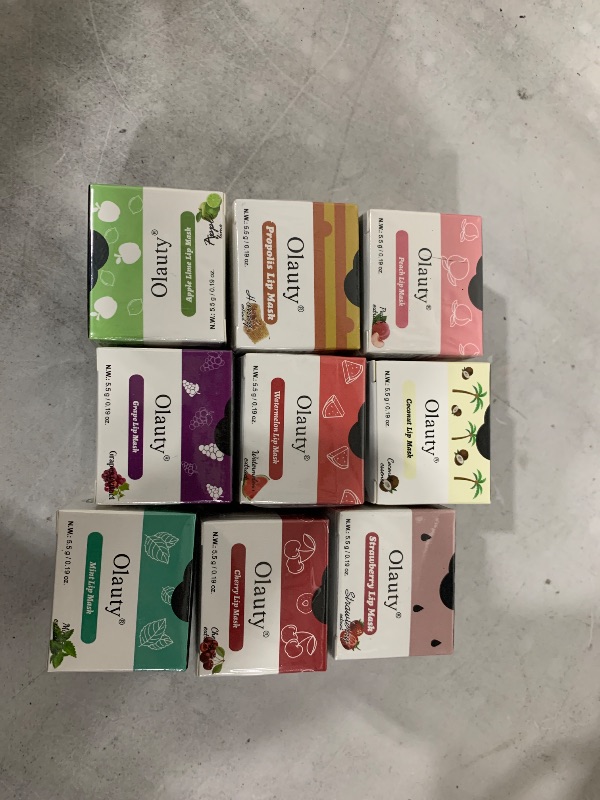 Photo 1 of  9 pack lip mask