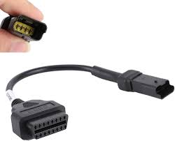 Photo 1 of  OBD2 diagnostic adapter cable, specifically one designed for Kubota industrial or agricultural equipment