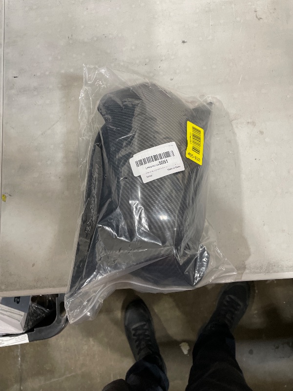 Photo 1 of 1 Pair Ox Horn Style Side Mirror Cover Decoration Rearview Mirror Cover Trim Carbon Fiber Cover Cap For Honda Civic 2006-2012?Without turn signal)