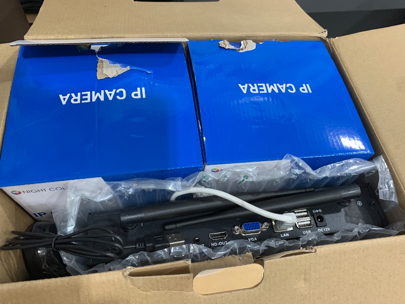 Photo 1 of [Auto Tracking Alert 360° PTZ & 2-Way Audio] 8CH Plug&Play Wireless Cameras for Home Security, 4x1920P 5MP IP67 IR&Full Color Night Vison AI Motion Detection, 1TB HDD 24/7 Recording Remote Control