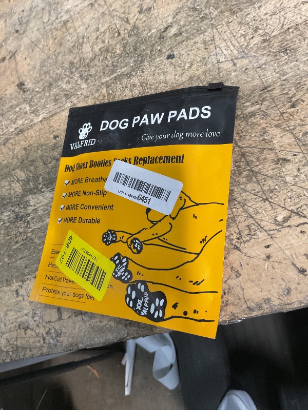 Photo 1 of ?VALFRID Dog Paw Pads for Dogs Traction,Toe Grips for Senior Dogs,Paw Stickers Strong Adhesive,Provides Traction on Slippery Hardwood Floor Multicolor L 48 Pieces