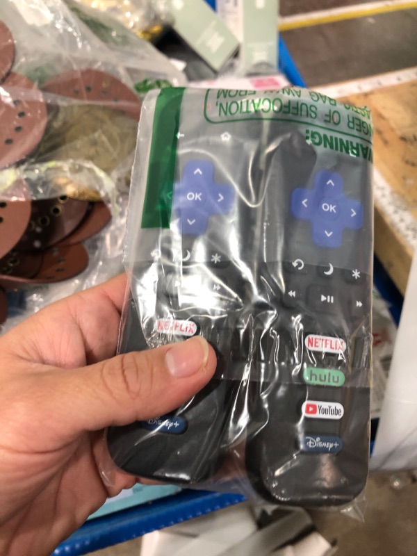 Photo 1 of (Pack of 2) Replacement Remote Control Only for Roku TV, Compatible for TCL Roku/Hisense Roku/Onn Roku/Sharp Roku/Element Roku/Westinghouse Roku/Philips Roku Smart TVs (Not for Roku Stick and Box)