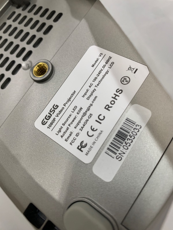 Photo 1 of [Electric Focus] Projector with WiFi and Bluetooth, 1080P,Portable Projector 4K with Zoom, Outdoor Movie Projector for Home Theater UP to 300" with Carry Bag, for Phone/TV Stick/PC