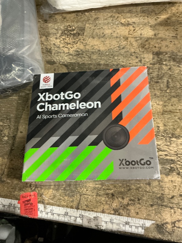 Photo 1 of *** FACTORY SEALED *** XbotGo Chameleon AI Auto Sports Action Camera - 4K 60FPS Soccer Camera and Basketball Tracking Camera for Team Sports, Live Streaming, No Subscription, Works with iOS & Android (Lemon Green)