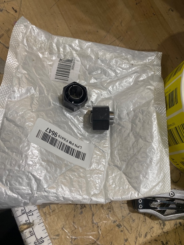Photo 1 of 1/2" and 1/4" Router Collet for Dewalt DW621 DW616 DW618 Dw622 Dw626 Router, for Bosch 1617, 1617EVS, 1618, 1618EVS, 1613, 1613EVS, 1613AEVS Router Part No. 326286-03, 326286-04, 2610906283,2610906284