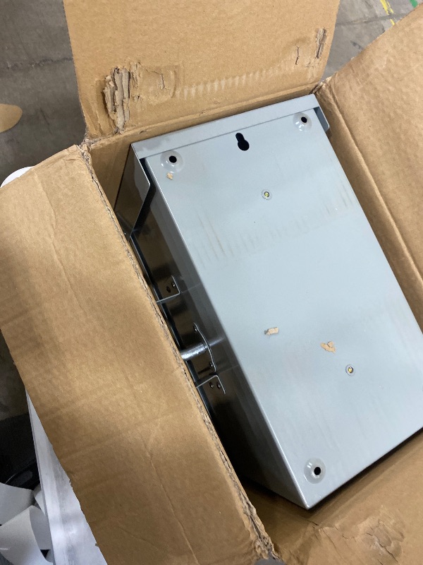 Photo 1 of **Parts Only** 200 Amp General Safety Switch, 2 Pole Non-Fused AC Disconnect Switch Box, NEMA-3R Enclosure, Anti Corrosion and Rust Prevention with Ground Kit for Outdoor&Indoor (200A-2P)