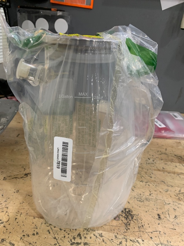 Photo 1 of 1 Gallon 128oz Glass Pitcher,Water Pitcher with Full Seal Lid and Spout, Glass Carafe for Hot/Cold Drink, Water Jug for Iced Tea, Coffee, Juice, Milk, Beverage