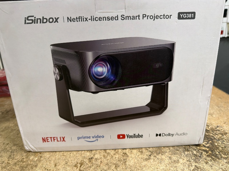 Photo 1 of [2000 ANSI/Auto Focus & Keystone/Built-in APP] 4K Outdoor Projector with Wifi and Bluetooth, Smart Portable Projector with Built in Apps YouTube/PrimeVideo & Dolby, Home Theater Projector with HDR10+