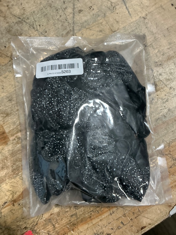 Photo 1 of  Galaxy Balloons for Boys Galaxy Birthday Party Decorations Outer Space Themed Party Supplies Black Star Latex Balloon Garland Black and White Balloons for Kids