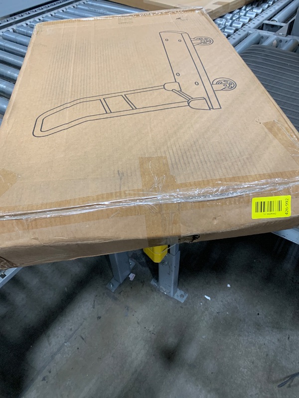 Photo 1 of *black* not stainless* Foldable Panel Push Cart Dolly,2IN1 Steel Plate Platform Truck,36"×24" Heavy Duty Hand Truck Flatbed Cart,2200LBS Load Capacity with 6.5'' Universal Wheels,Detachable Fence 1Front and 2Side Handles