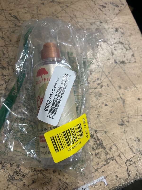 Photo 1 of *** MISSING SPRAY NOZZLE ***Tree Hut Coco Colada Hair & Body Mist, Hydrating & Alcohol-Free Body Spray, Summer Scent, Fragrance with Coconut and Pineaple Notes, Versatile Body Spray, 6 Fl Oz.