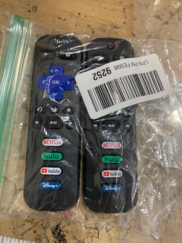 Photo 1 of (Pack of 2) Replacement Remote Control Only for Roku TV, Compatible for TCL Roku/Hisense Roku/Onn Roku/Sharp Roku/Element Roku/Westinghouse Roku/Philips Roku Smart TVs (Not for Roku Stick and Box)