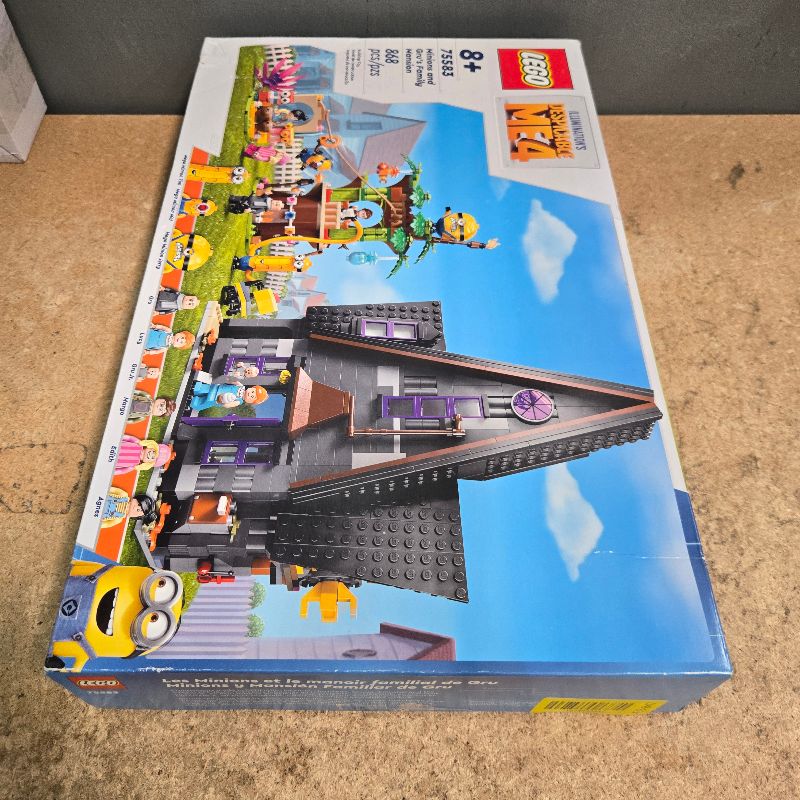 Photo 1 of **FACTORY SEALED** LEGO Despicable Me 4 Minions and Gru's Family Mansion, Minions Toy House and Tree Playset from Movie, Fun Despicable Me Toy, Creative Gift for Boys and Girls Aged 8 and Up, 75583