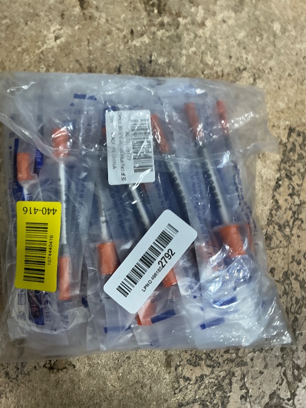 Photo 1 of 0.5ml/cc 30G 5/16 Inch , U-100 Syringes, Individual Package Pack of 30