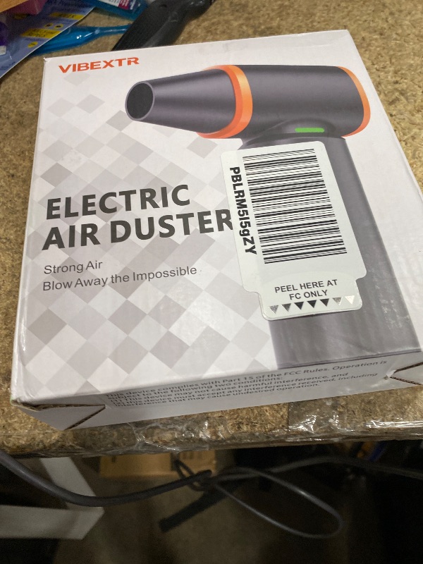 Photo 1 of [Upgraded] Compressed Air Duster, 180000RPM High-Velocity Electric Air Duster with Stepless Speed Control, Rechargeable Portable Cordless Air Blower for Home, Car, Computer, and Keyboard Cleaning