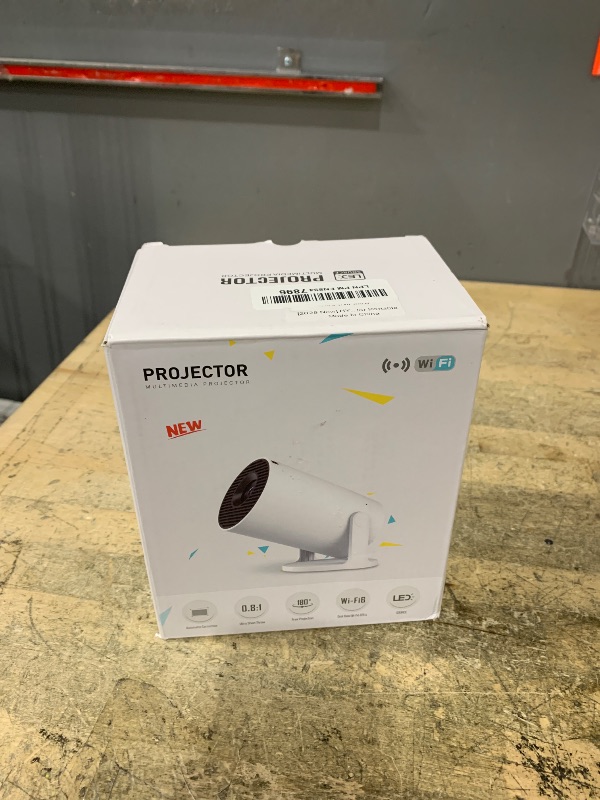 Photo 1 of [ Projector 4k/8K & Android 14.0 ] Mini Smart Projector, Wifi 6 and Bluetooth 5.4, Short Throw, Built in Apps, Auto Keystone, Outdoor Movie Projector Portable HY300Pro+ (2026 Upgrade)